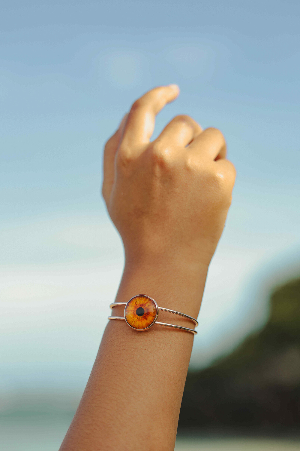 Создание украшений с фото сетчатки глаза