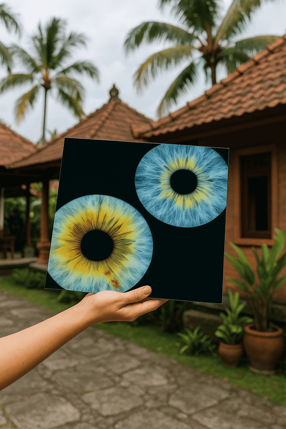 Создание украшений с фото сетчатки глаза