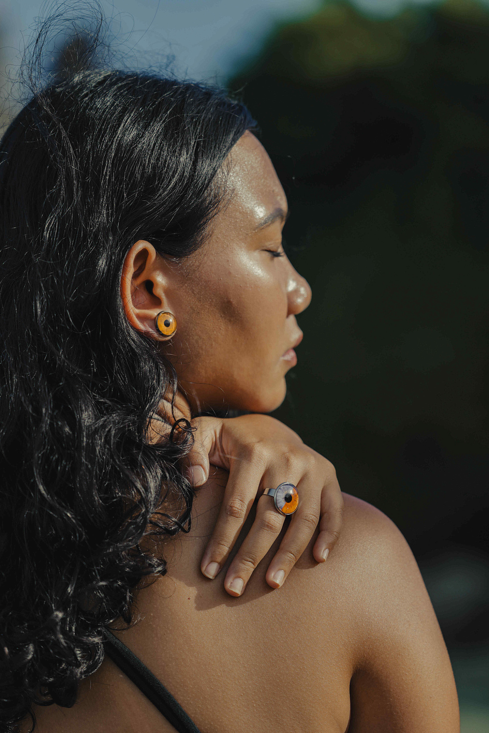 Создание украшений с фото сетчатки глаза