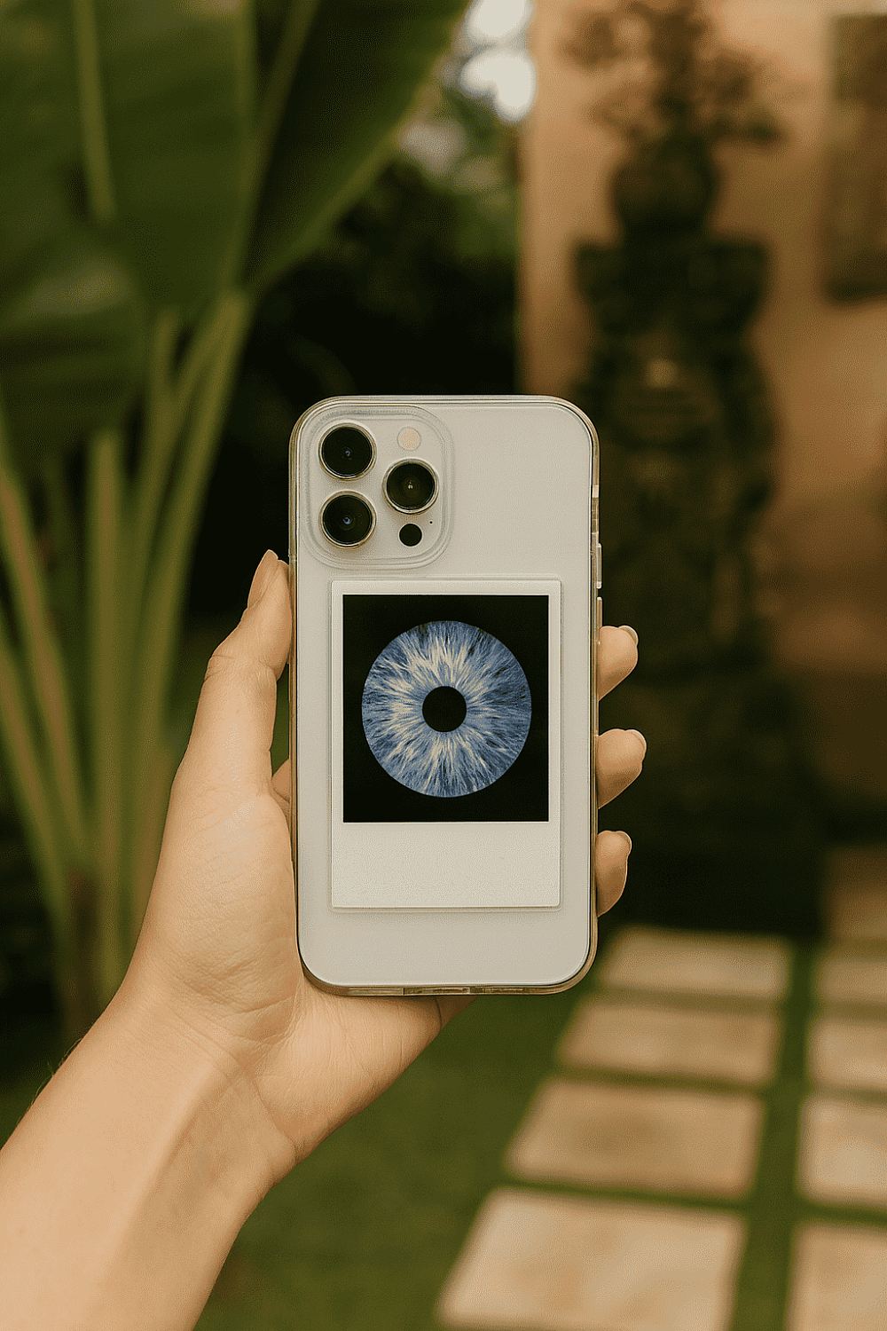 Создание украшений с фото сетчатки глаза