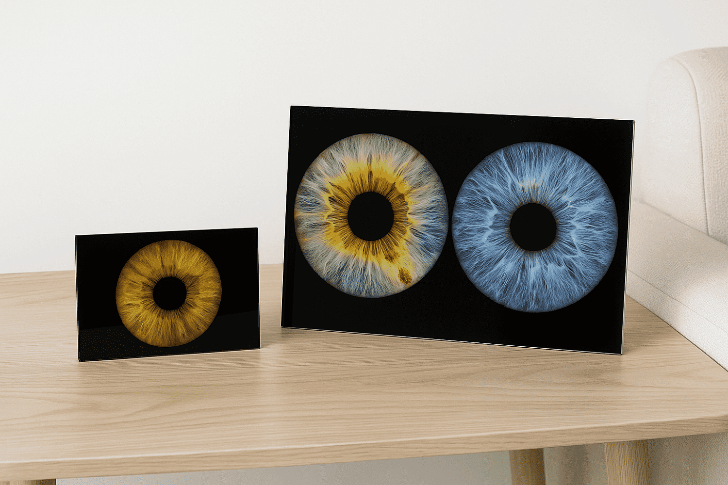 Создание украшений с фото сетчатки глаза